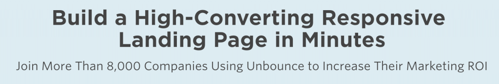 Build a high-converting responsive landing page in minutes.