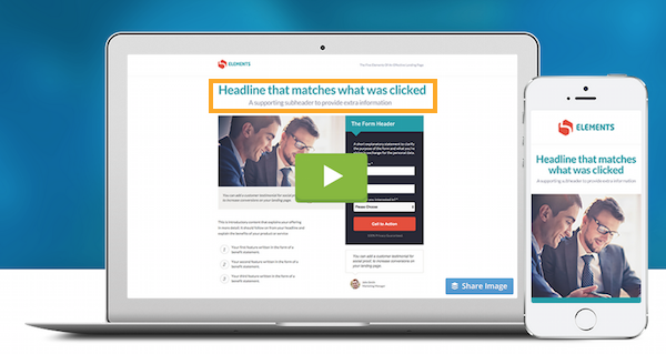 A video showing how Unbounce is mobile responsive.